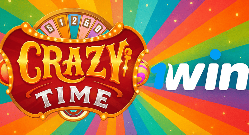 Играйте в Crazy Time в приложении 1win